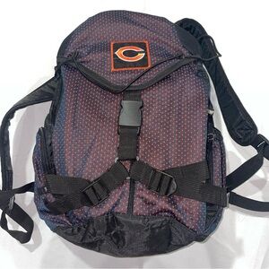 Chicago bears NFL Preowned great condition backpack orange black blue